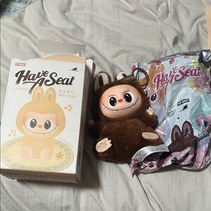 POP MART Labubu Plush Toy - Brown